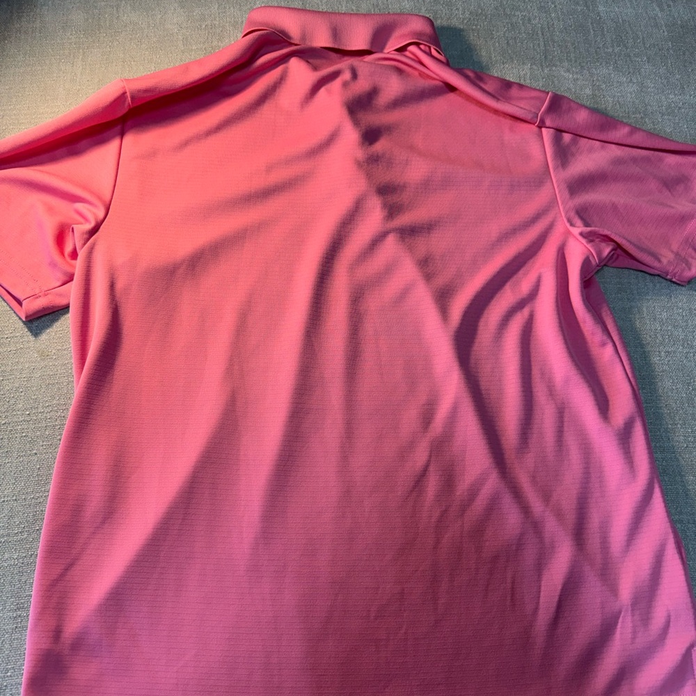 PGA Tour Men’s Pink Short-Sleeve Polo - Picture 3 of 3